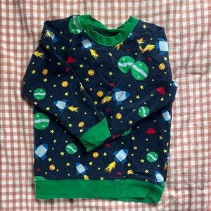 Blossom and Sprout by Florence Eiseman space lightweight shirt